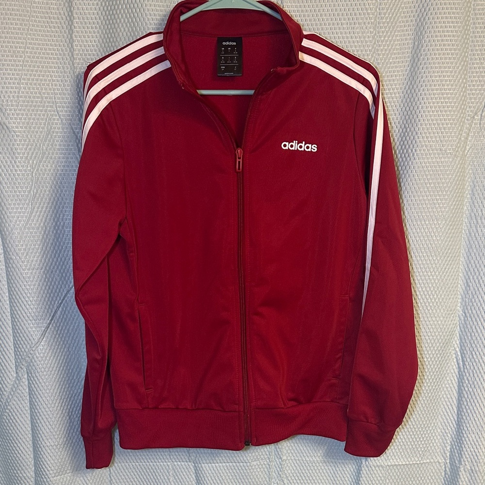 adidas Red Lightweight Jacket